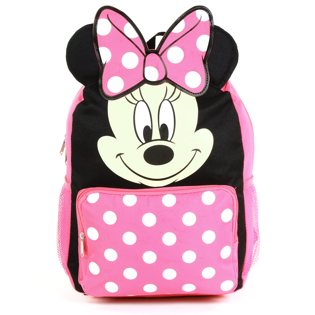 MINNIE MOUSE Mini 14" Backpack with 3D Ears (Pack of 3)