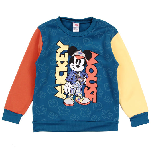 MICKEY MOUSE Boys 4-7 Crewneck Fleece Sweatshirt (Pack of 4)