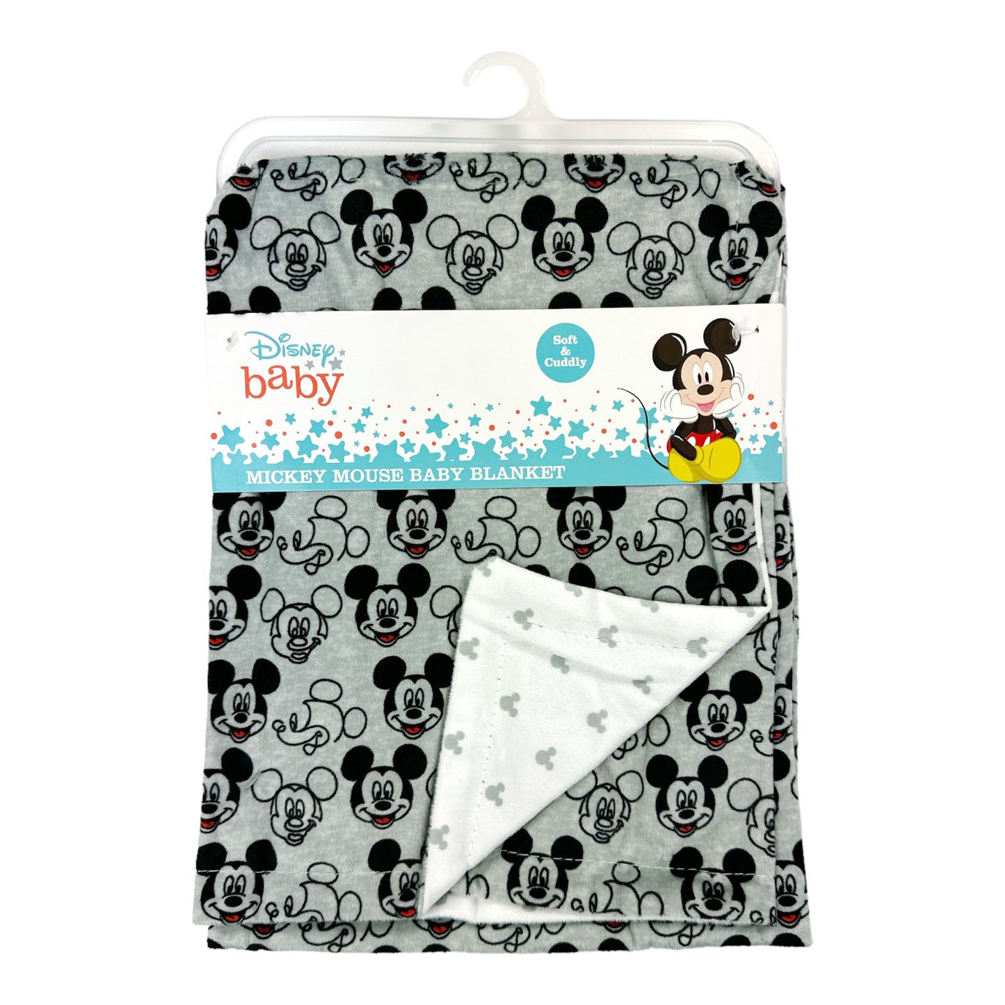 MICKEY MOUSE Soft Lightweight Baby Blanket (Pack of 4)