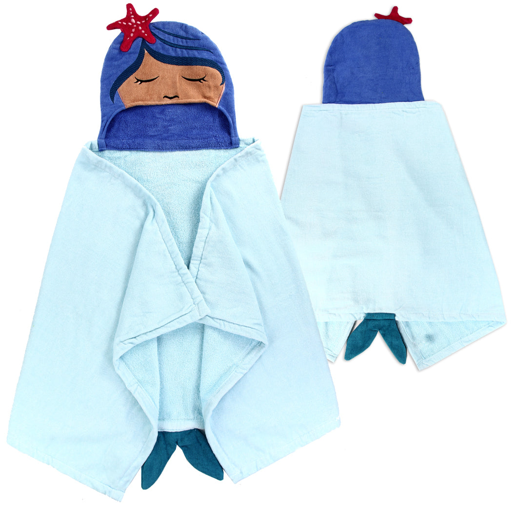 MERMAID Kid's Hooded Towel (Pack of 3)