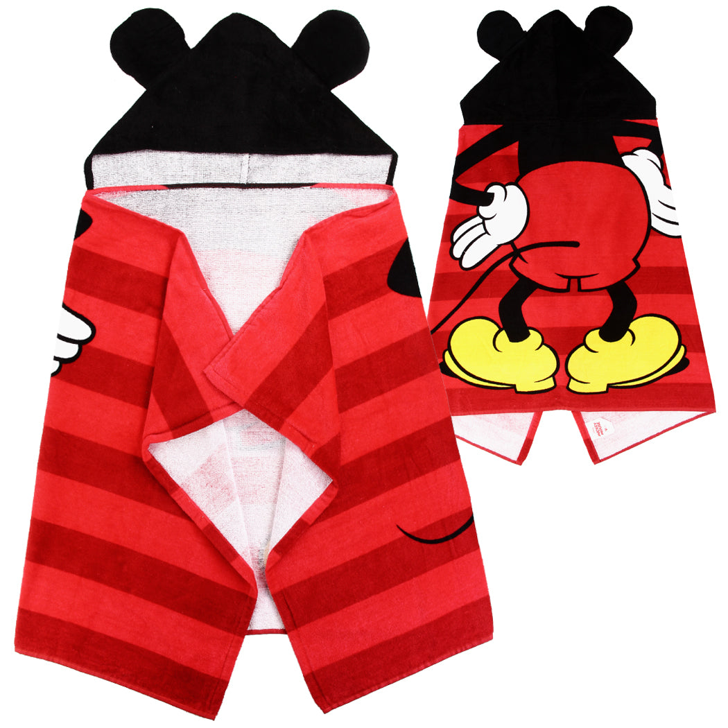 MICKEY MOUSE Kid's Hooded Towel (Pack of 3)