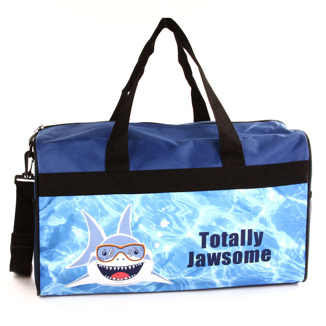 Kid's 18 Inch Travel Duffel Bag - Jawsome (Pack of 3)