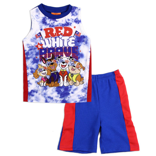 PAW PATROL Boys 4-7 2-Piece Sublimated Short Set (Pack of 6)