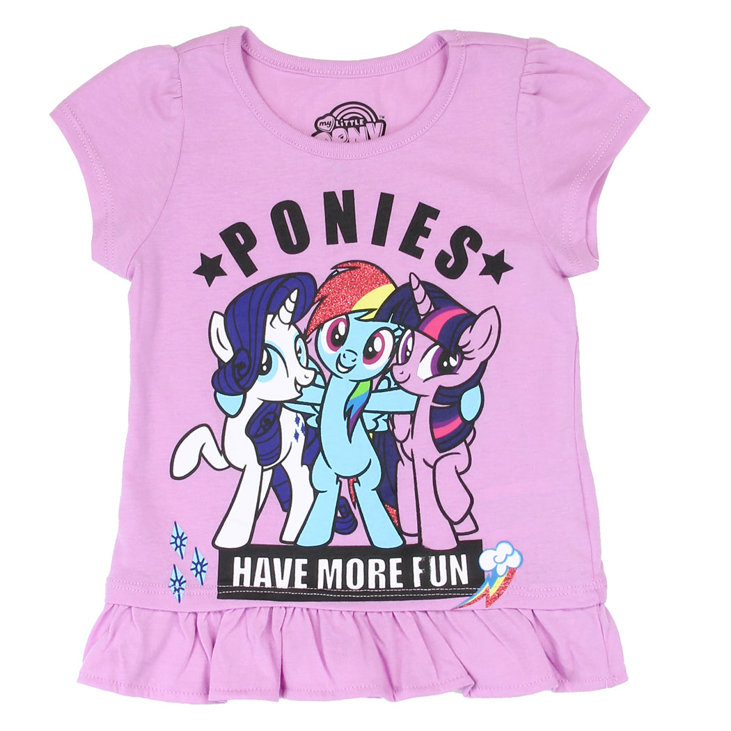 MY LITTLE PONY Girls Toddler T-Shirt (Pack of 6)