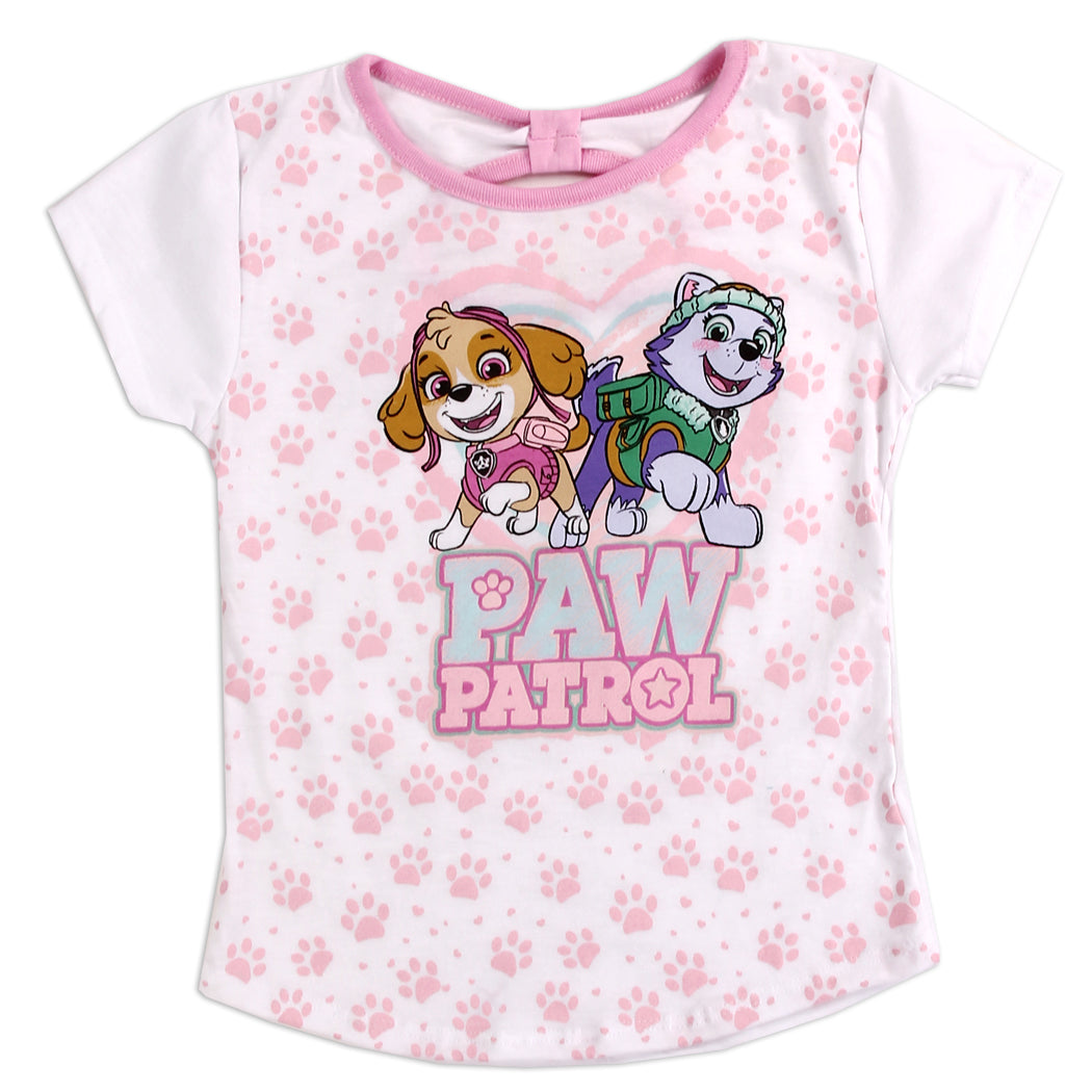 PAW PATROL Girls Toddler T-Shirt (Pack of 6)