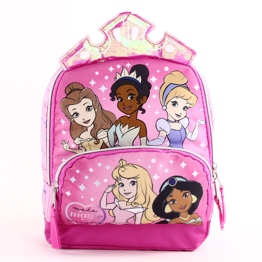 DISNEY PRINCESS Mini 10" Backpack with Harness & Lead (Pack of 3)