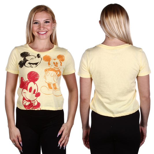 MICKEY MOUSE Juniors Crop Top (Pack of 6)