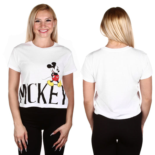 MICKEY MOUSE Junior Crop Top (Pack of 6)
