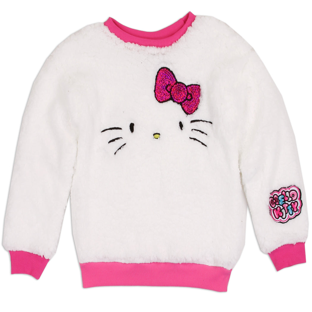 HELLO KITTY Girls 4-6X Sherpa Sweatshirt (Pack of 6)