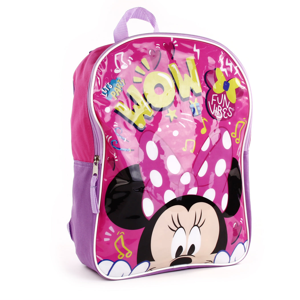 MINNIE MOUSE 15" Backpack (Pack of 3)