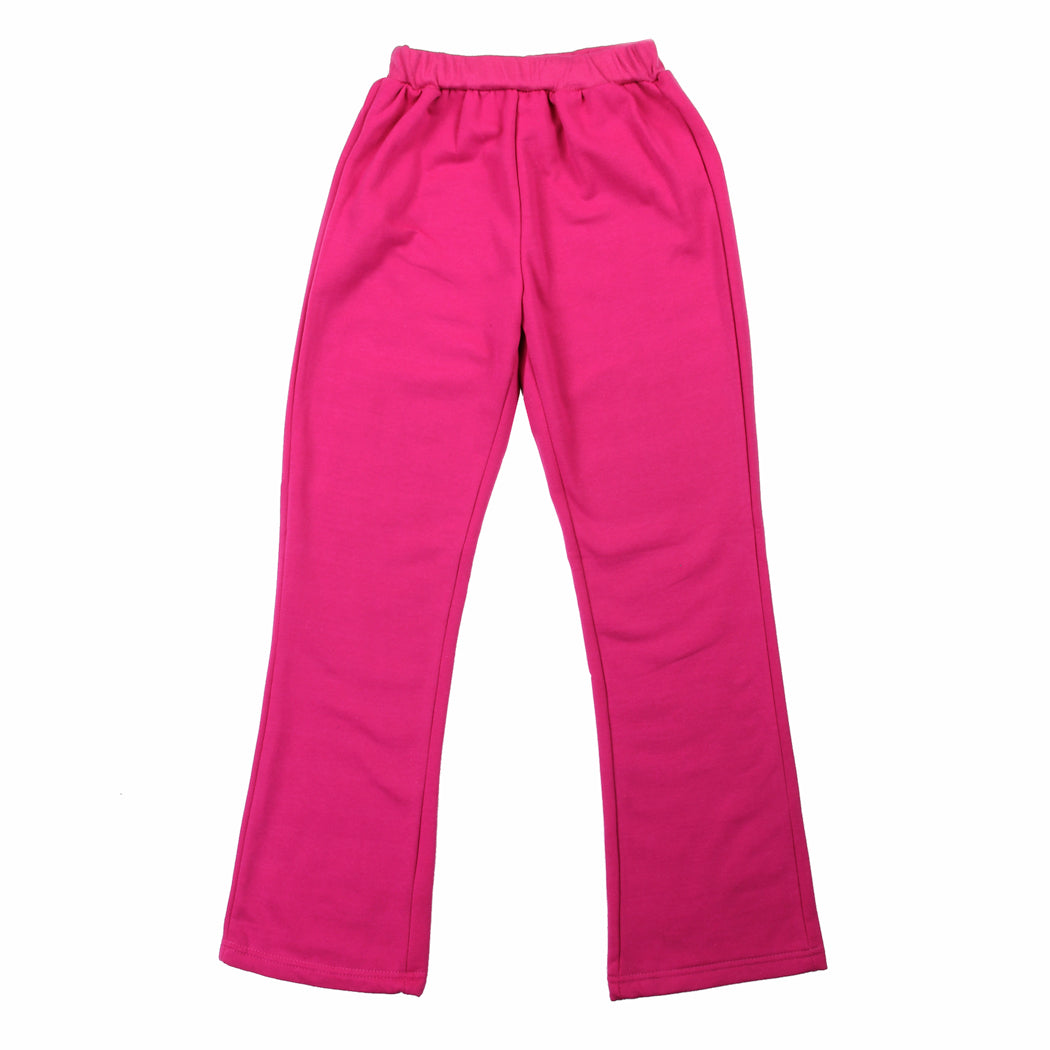 Girls 2-4T Basic Lightweight Fleece Pants (Pack of 6) - Fuchsia