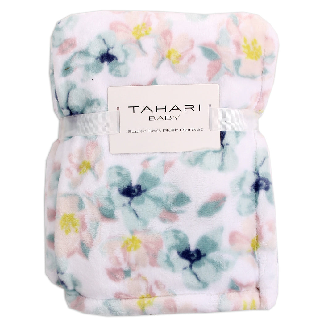 TAHARI BABY Newborn Plush Blanket (Pack of 4)